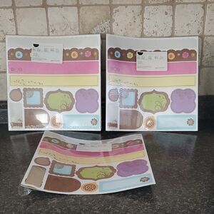 Creative Memories Simple blooms Border Die-Cut Kit  2 new, 1 opened & missing 1